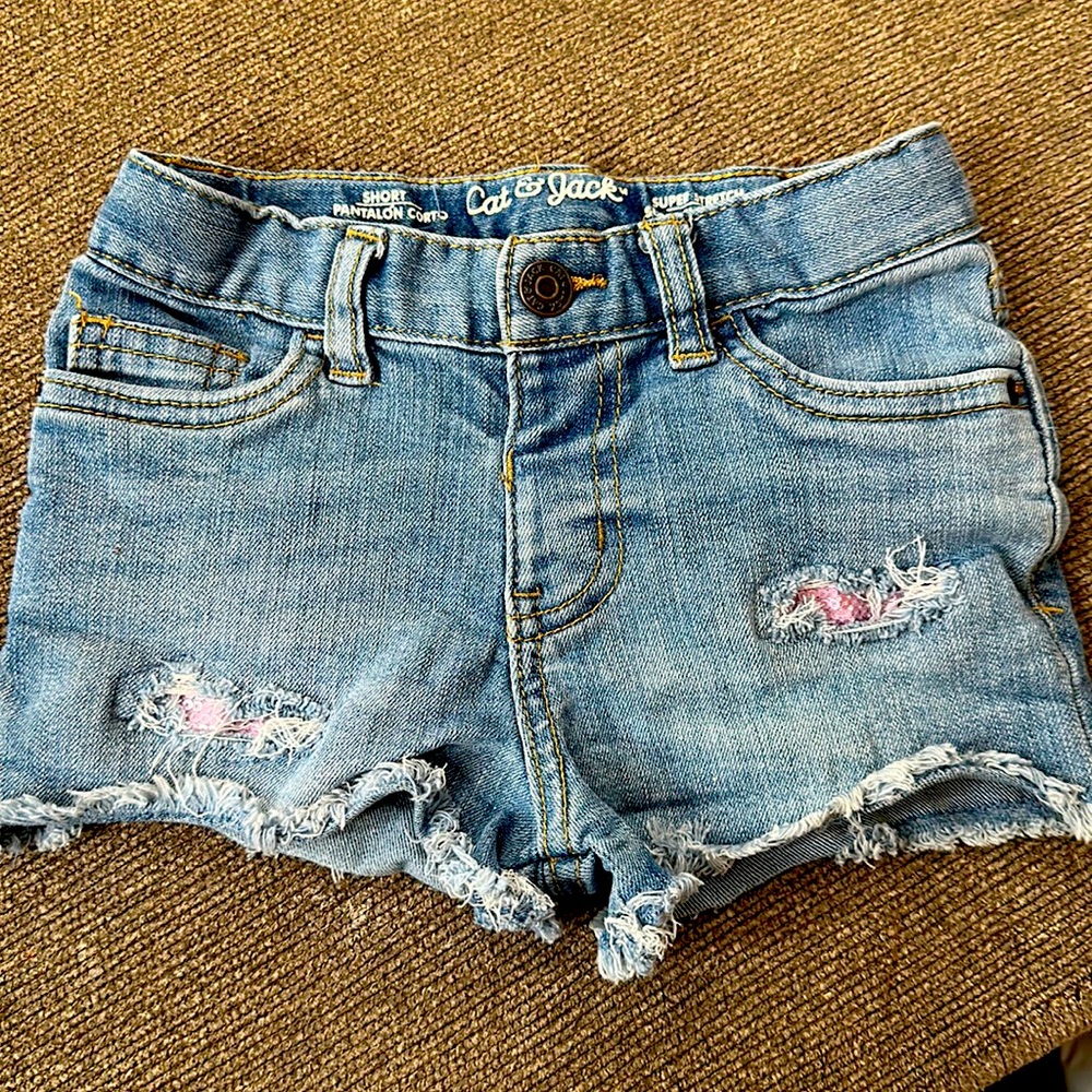 Little girls Jean shorts 3t
